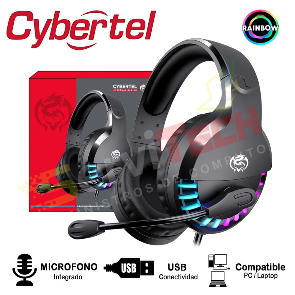 Audifonos gamer CYBERTEL Striker CBX 501U