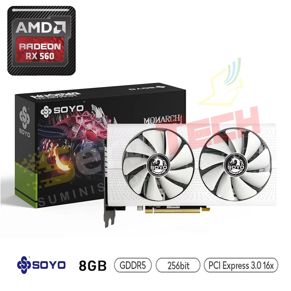 Tarjeta de video AMD Rx560XT 8GB 256bit GDDR5