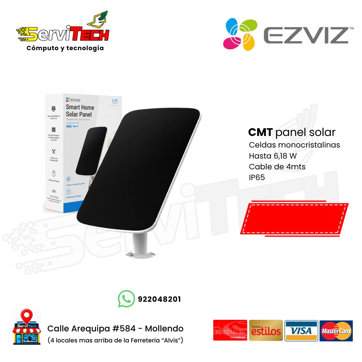 Panel solar EZVIZ Cs-cnmt
