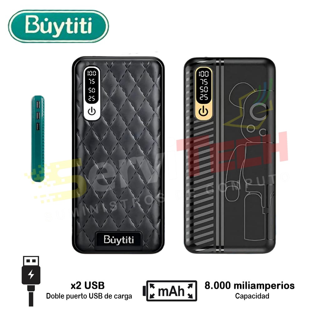 Cargador portatil BUYTITI 8000mAh (Powerbank)