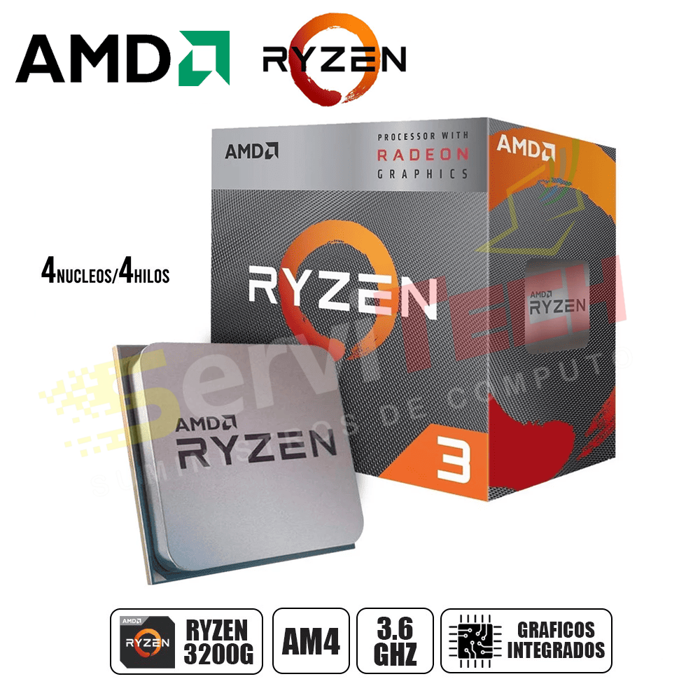 Procesador AMD Ryzen 3200G 3.9ghz