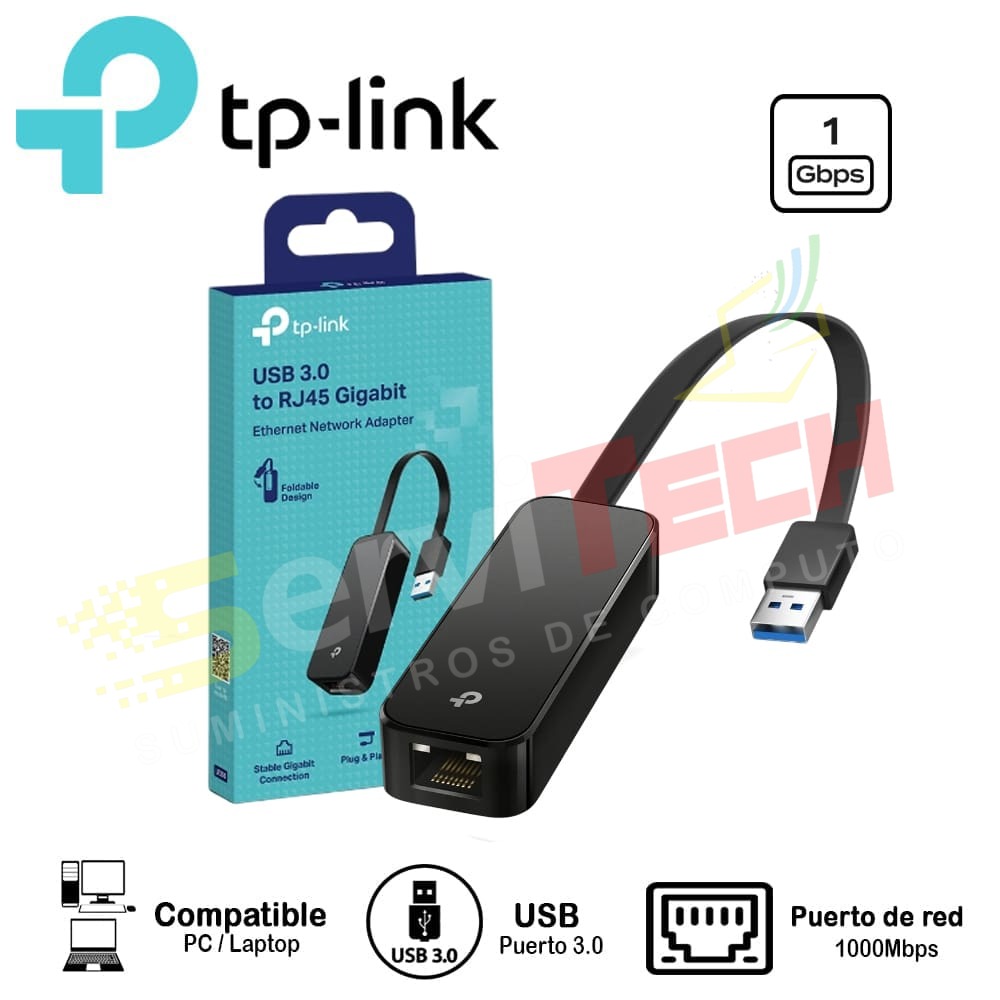 Adaptador de Red USB 3.0 - RJ45 Gigabit TP-LINK