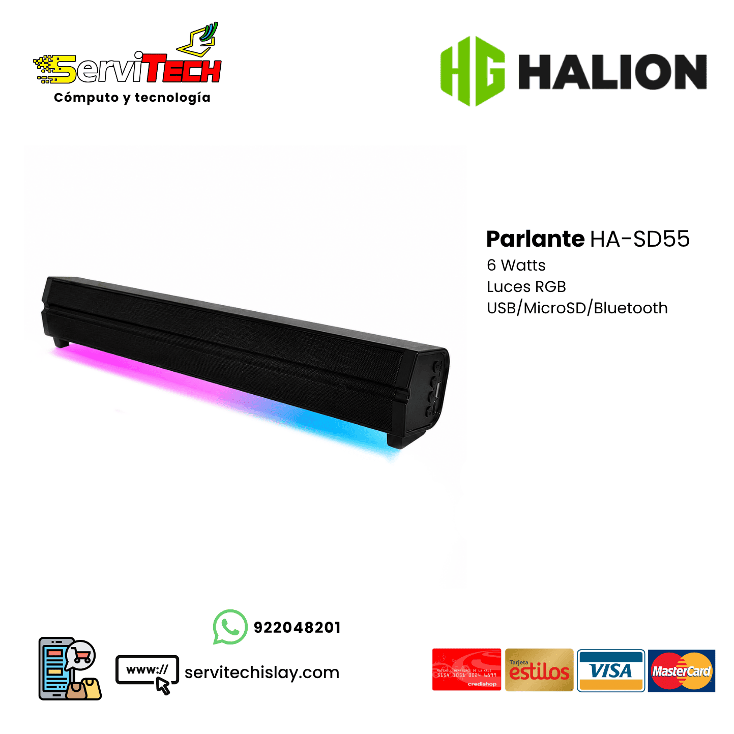 Parlante HALION HA-SD55 para PC