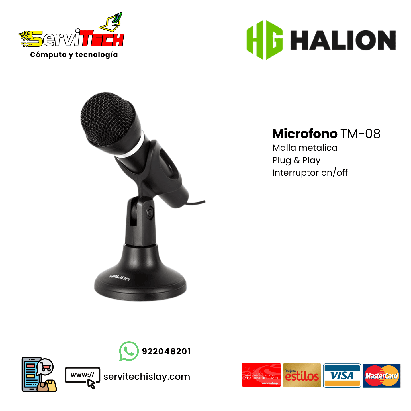 Microfono HALION TM-08