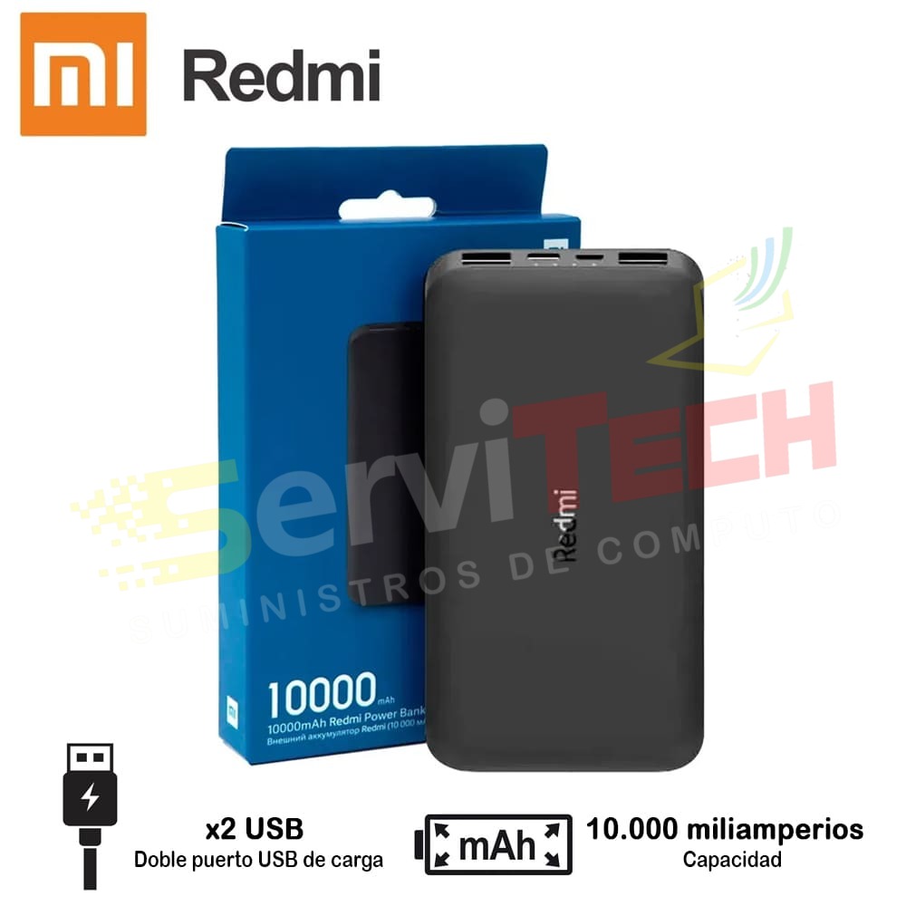 Cargador Portatil 10.000mAh REDMI PB100LZM (Powerbank)