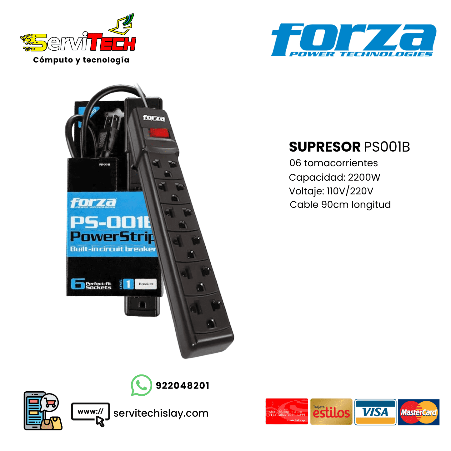 Supresor de Picos FORZA PS-001B