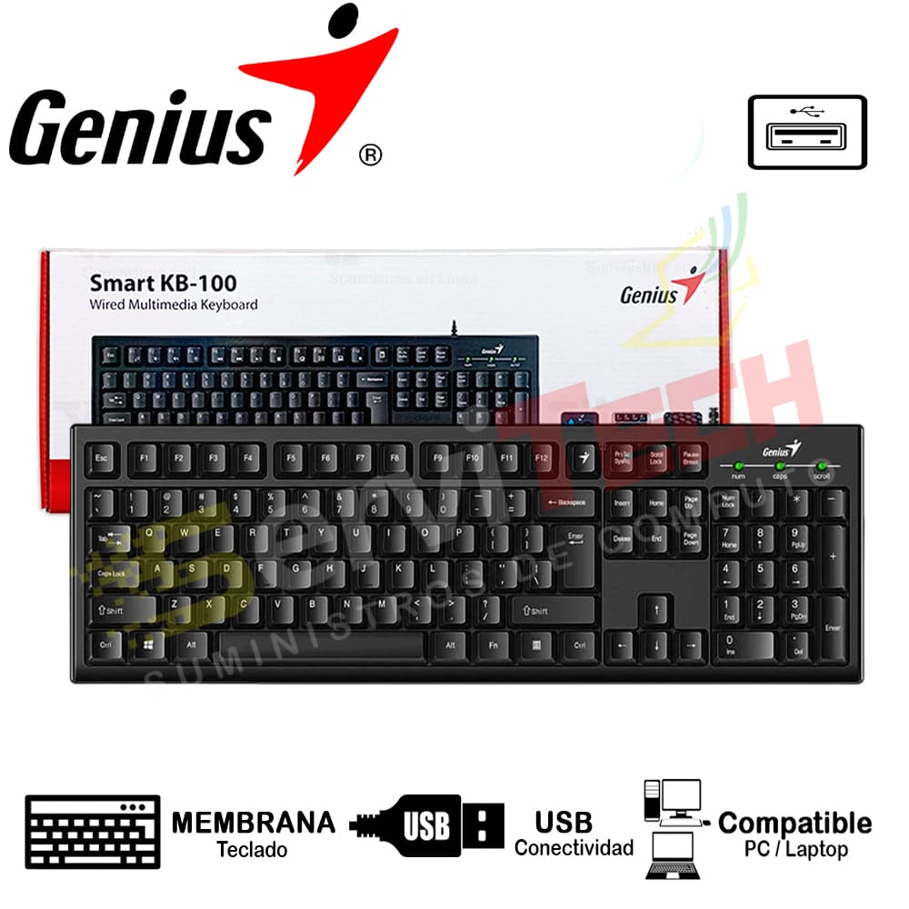 Teclado GENIUS KB100 - Cableado