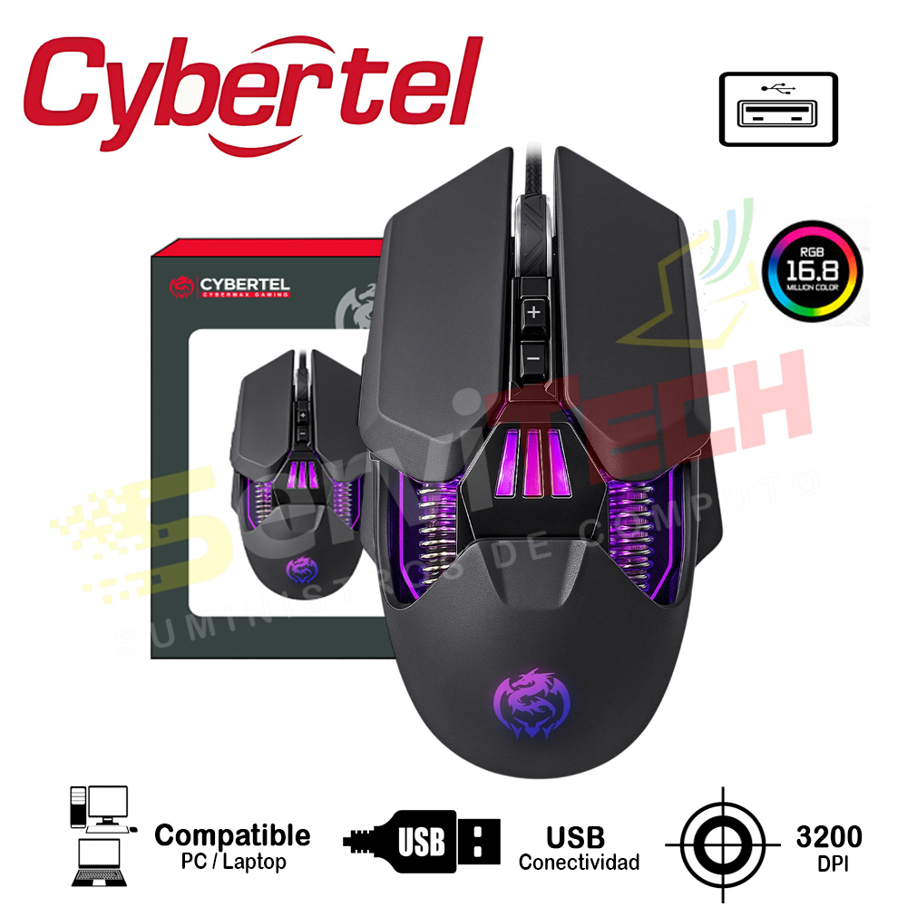 Mouse CYBERTEL pistonee M621 - Cableado