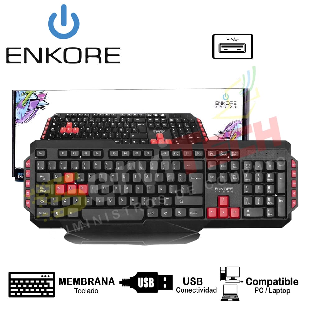 Teclado ENKORE Argos ENK-301 - USB