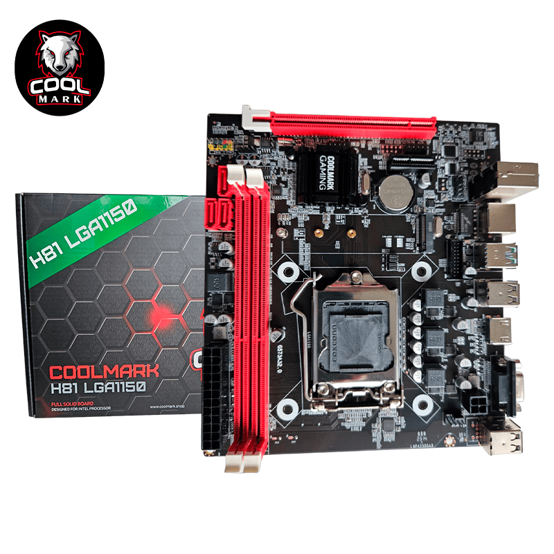 Placa Madre H81 COOLMARK 4taGen LGA1150