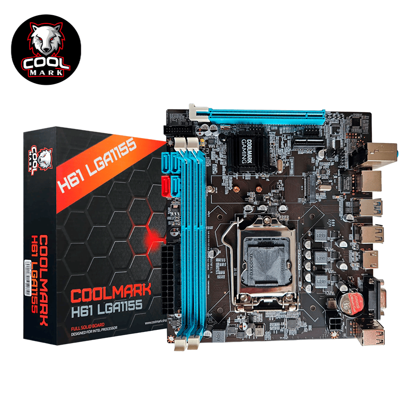 Placa Madre H61 COOLMARK 2da a 3ra Gen LGA1155