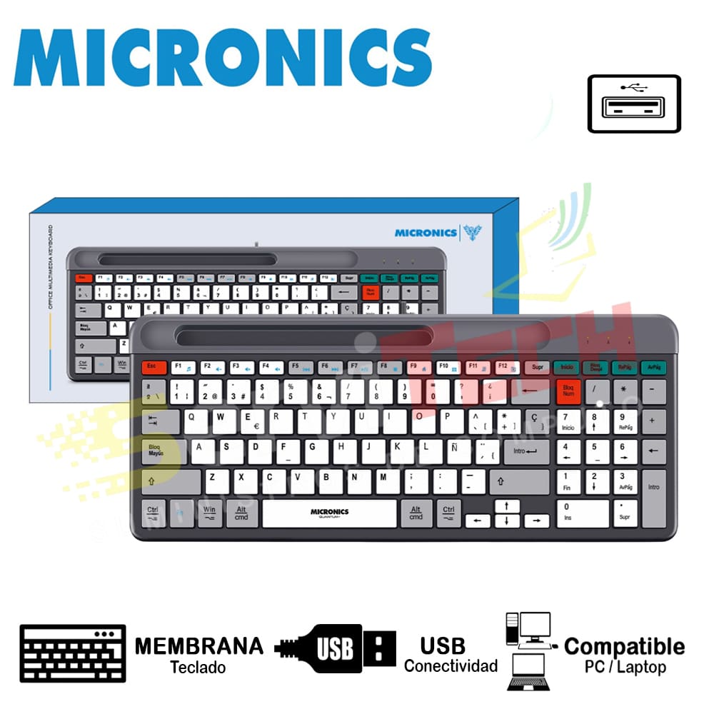 Teclado MICRONICS Quantum K600 - Cableado