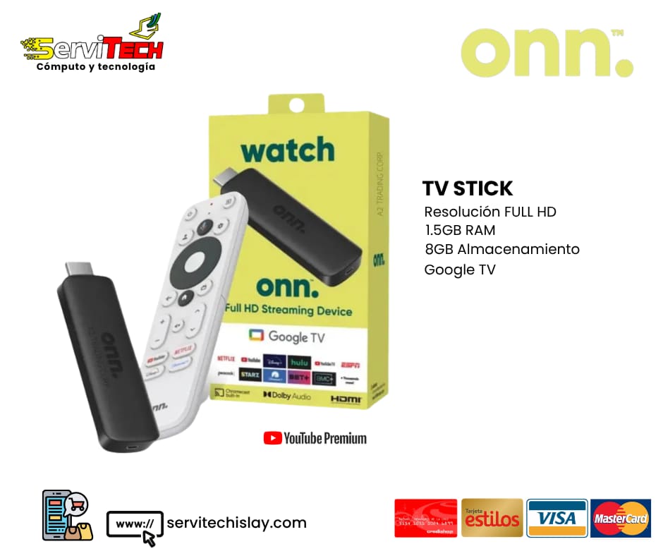 Tv Box ONN FHD Stick 1.5GB/8GB