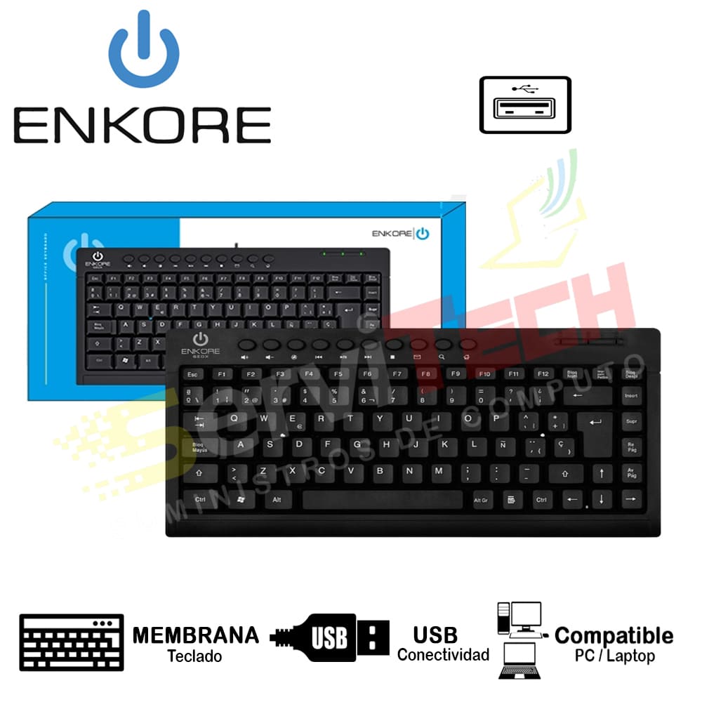Teclado ENKORE Geox ENK303 - Cableado