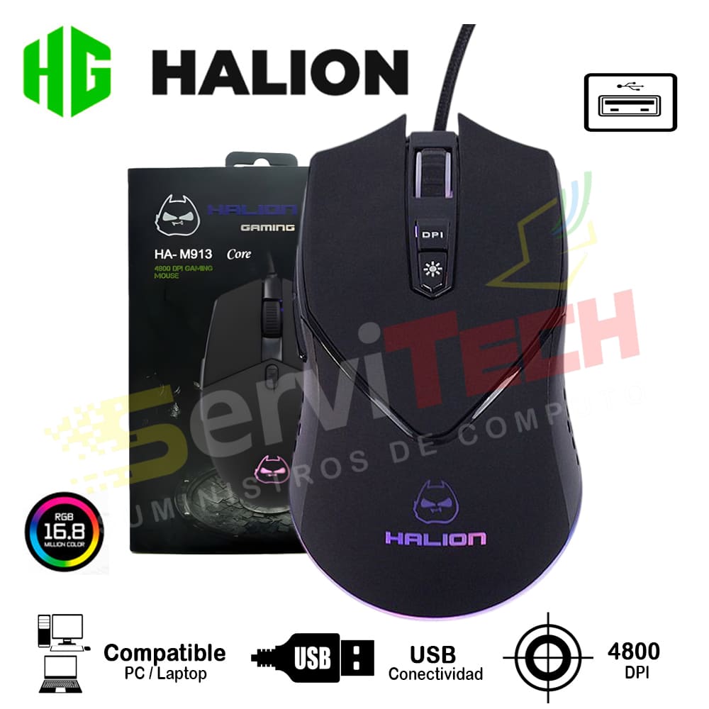 Mouse HALION Core M913 - Cableado