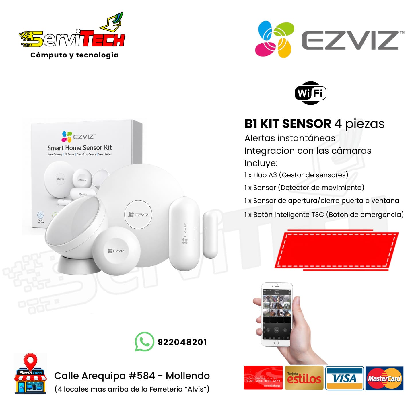 Kit sensor EZVIZ SmartHome B1