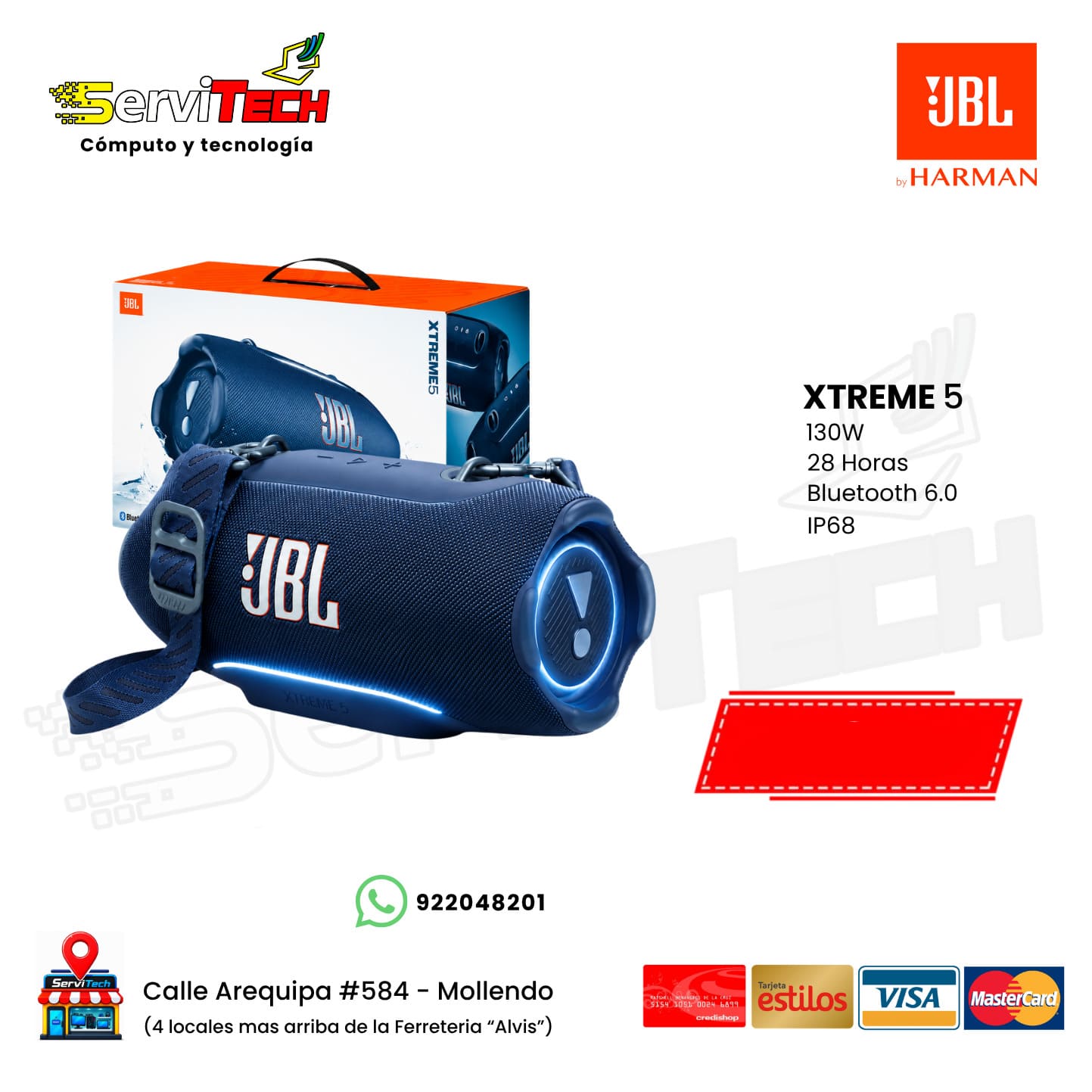 Parlante bluetooth JBL Xtreme 5