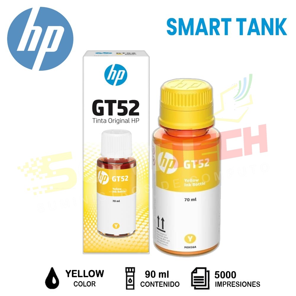 Botellas de tinta HP GT52 GT53 - 70ml / 90ml