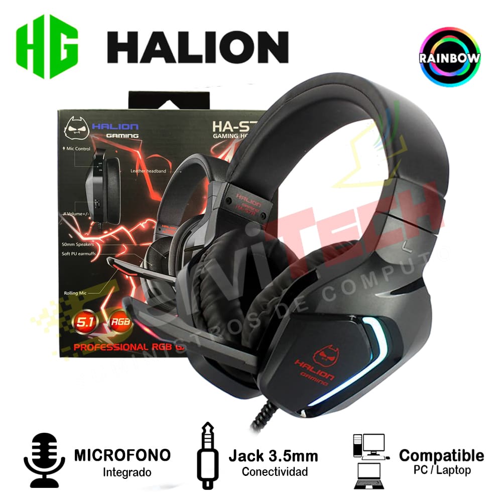 Audifonos Gamer HALION HA-S7R