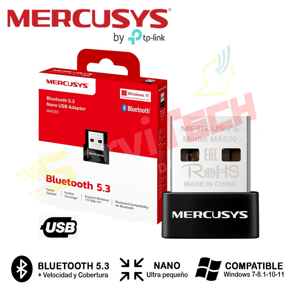 Adaptador bluetooth 5.3 MERCUSYS MA530